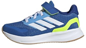 adidas Unisex niños RUNFALCON 5 Shoes Kids, Bright Royal/Cloud White/Lucid Lemon, 32 EU