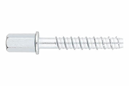 INDEX Boite de 50 - Vis a béton - Tête filetage femelle - Recouvrement zingué - Homologué ETE Option 2 Ø6 x 40 (M8-M10) - Vis, pointes, boulons