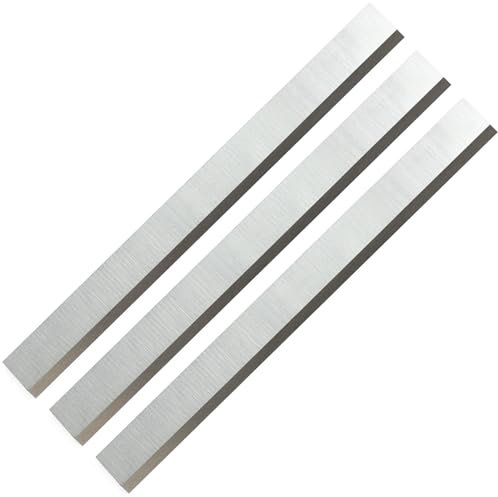 3 pièces 210x20x3mm lames de rabot HSS remplacement for couteaux de lames de rabot industriel et de dégauchisseuse ou raboteuses d'épaisseur 210mm