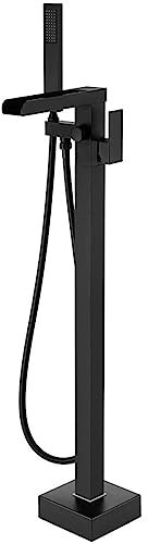 Grifo Mezclador de baño Moderno con Ducha, Cascada, grifos de baño Independientes, Mezclador Monomando, grifos de baño Independientes, grifos de baño de latón con Agua Caliente y f