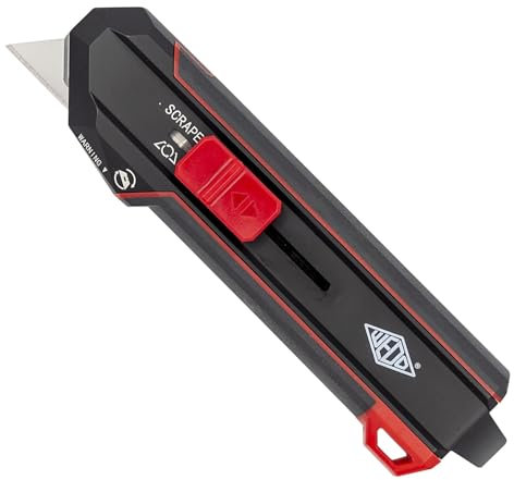 WEDO Cutter et grattoir 2 en 1, couteau de qualité supérieure avec grattoir intégré