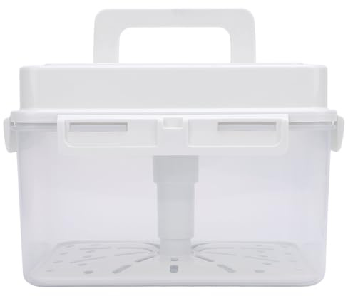 Omabeta Contenedor de Fermentación de Kimchi Gran Capacidad Buena Sellado Rectangular Kimchi Cajero de Encolcado Suministros de Cocina (5L)