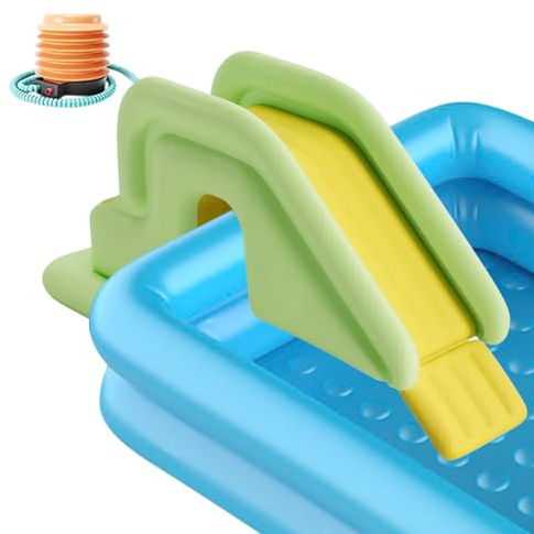 Scivolo gonfiabile per acqua adatto per piscine fuori terra - acquatico all'aperto Scivoli anti-ribaltamento, accessori per piscine gonfiabili, sepolti o fuori terra per