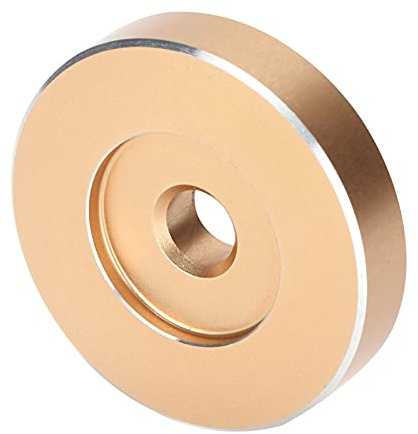 Spela in skivspelarens adapter, minimera excentriciteten 45 RPM-adaptern En förlängd livslängd för de flesta skivor med stora hål(guld-)