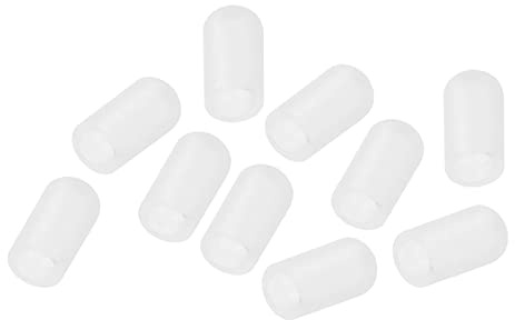 PATIKIL Trumma tyst trumpinne tyst spets trumdämpare silikon gummi övning slagverk spetsar tyst vit 10 st