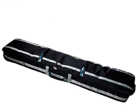 rockible Snowboard Bolsa con Ruedas para Transporte de Esquí Maletín Protector Bolso Impermeable Material Oxford Enfocada en Practicantes de Deportes de, Azulnegro165x32x20cm