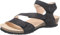 Think! Damen Dumia Chromfrei Gegerbte Nachhaltige Sandale, Schwarz 0000, 41 EU