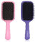 LORSEX 2 Pack Hair Brush, Large Paddle Detangle Hairbrush for Women Men and Kids, Great on Wet/Dry Hair Smoothing Massaging Detangling (Pink-Purple)