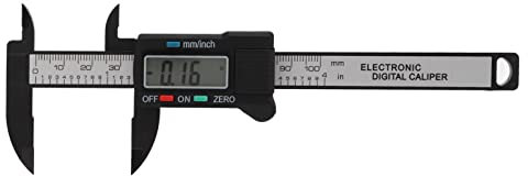 Mini Pied à Coulisse Numérique LED, Portable et Facile à Utiliser, Matériau ABS, Affichage LED, Idéal, Outil de Mesure de 0 à 100 Mm avec Conversion en Pouces Métriques,