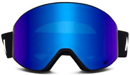 MessyWeekend Skibrille Herren & Damen für Allwetter mit magnetisch Wechselgläser - 100% UV Schutz & OTG - Schlechtwetter Wechselgläser - Snowboardbrille & Ski Brille für Frauen & Männer - CLEAR