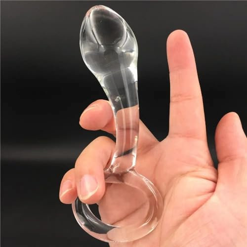 Vielretude Glass Butt Plug Anal G-Spot Massager Crystal Anal Masturbator Extrem Anal dildo Sexspielzeug(C)