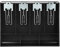 Walfront 32,2 × 24,5 × 3,5 cm Kassenschublade Kasseneinsatz Ersatzkassierer mit Metallclip Kassenbox Kassenschublade(Schwarz)