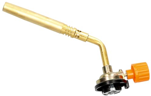 Z.M.C Brûleur à gaz polyvalent 1,65 kW, brûleur à souder jusqu'à 1371 °C, chalumeau Bunsen avec flamme réglable, lampe à souder idéale pour l'atelier