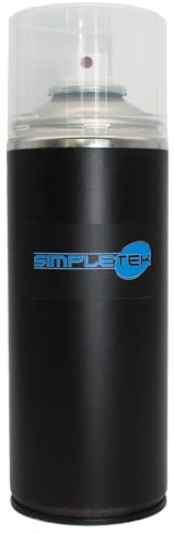 SIMPLETEK - Vernice spray alte temperature trasparente V400TEMP5 400ml, smalto per superfici ad alta temperatura