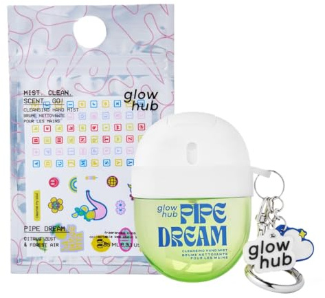 Glow Hub Hand Sanitiser Cleansing Spray Mist - Pipe Dream 35ml