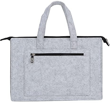 Wangcmcol Borsa protettiva in feltro per laptop Borse con manico per notebook Borsa antiurto (13 pollici)