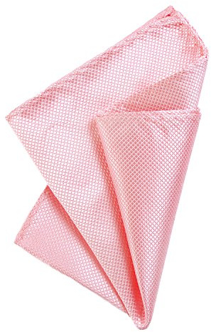 DonDon Pochette de costume homme mouchoir 21 x 21 cm pour des occasions festives - rose clair