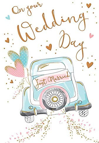 Piccadilly Greetings Moderne Hochzeitskarte Hochzeit - 17,8 x 12,7 cm