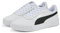 PUMA Damen Carina 2.0 Sneaker, White Black Silver, 41 EU