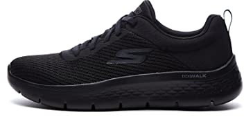 Skechers Go Walk Flex-Alani, Zapatillas Mujer, Black Textile/Trim, 36 EU