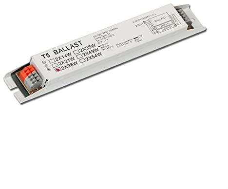 INPETS 1PCS 220-240V AC 2x14W 2x28W Fluorescent Wide Voltage T5 Electronic Ballast Breadth Working Voltage Lamp Ballasts (Color : 2x28W)