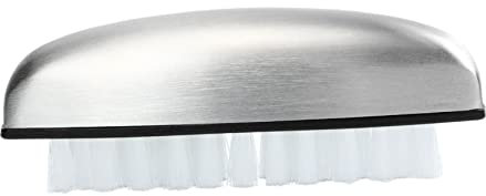 FRCOLOR Cepillo De Limpieza De Uñas De Acero Inoxidable Cepillo Nailon Para Manicura Herramienta De Lavado De Cocina Limpiador Para Uñas