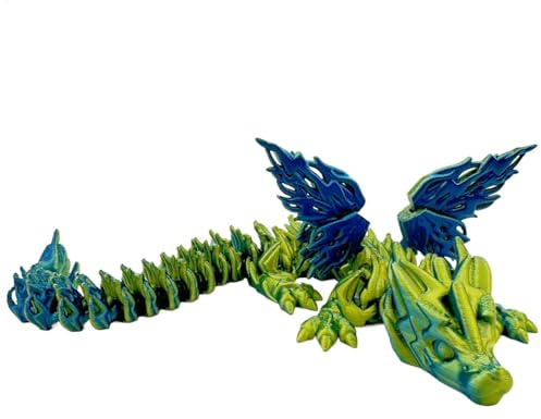 Bewegliche Dinosaurier-Figuren – bewegliche Dinosaurier-Figur, Fidget-Spielzeug, Farbverlauf, flexible Gelenke, Sammlerstück, Dinosaurierfigur für Nachttisch, Vitrine