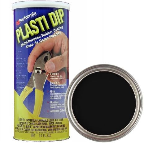 Plasti Dip Grueso 400 ml para buceo y espolvorear (negro)