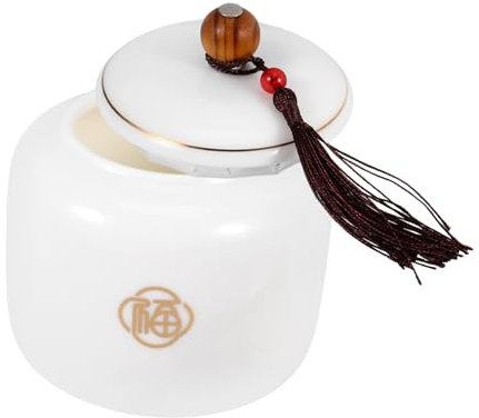 GLEAVI Barattolo Ermetico per Tè con Contenitore per Tè e Alimenti Capacità Design e Facilità Pulizia