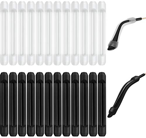 12 Pares Almohadillas de Silicona para Gafas Gancho para Oreja Antideslizante para Gafas Soporte para Correa para Gafas (Color Conjunto 2)