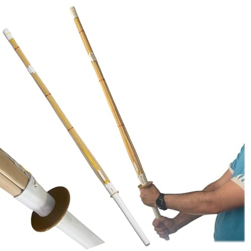 Shinai Kendo Trainingsbambus Traditionelle Nachbildung der japanischen Katana, 121 cm, 448 g