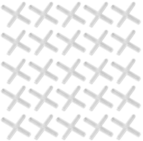 Operitacx 1000pcs Ceramic Tile Spacer Floor Tile Cross Shaped Spacer Positioning Spacer for Floor Tile Tools for Leveling System
