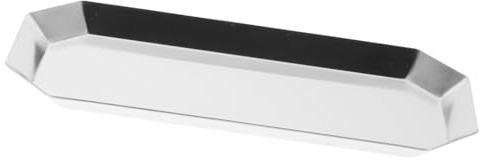 Healeved Bandeja Joyero de Acero Inoxidable Gruesa Bandeja para Cosméticos y Joyas Organizador Multifuncional para Baño y Tocador Resistente y Estable para Diario