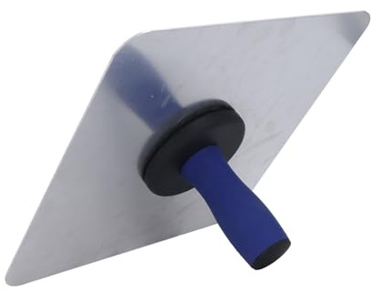 Generic Lightweight Aluminium Plastering with Rubber Handle, 300x300mm Sturdy Tray for Smooth Mortar Application, Professional Tool for Construction and Projects