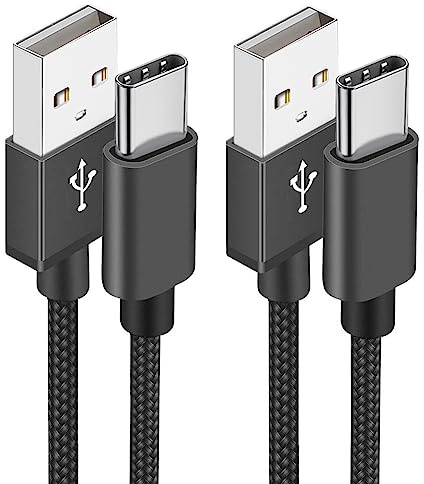Aioneus Cavo USB Type-C, Cavo USB C 1M+2M Filo Caricatore USB C Cavetto Tipo C Ricarica Rapida Carica Cavo Caricabatterie per Samsung Galaxy S25 S24 Ultra iPhone 17 16 Pro Max Pixel Cellulare Xiaomi