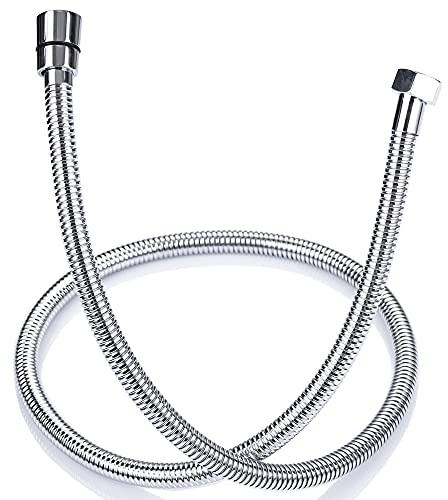 ONECE Flexible de Douche 1.5m en Acier Inoxydable Anti Torsion, Tuyau de Douche Raccord Standard G 1/2 Universel, Accessoires Salle de Bains Adaptable à Toutes les Douchettes