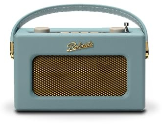 Roberts Revival Uno BT Dab+/FM/Bluetooth Verde Radio Portatile Sveglia Radio, Blu Cielo