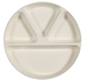 Placas de fondue 4 piezas conjunto Cerámica colorida, ronda 22 cm / 8.6 pulgadas 01