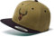 Cap Flexfit Snapback : Hirsch-Kopf - Outdoor Cap - Cappi für Naturliebhaber Herren & Damen Baseball Cap Kappe Mütze Outdoor Jäger Jagd Ausrüstung Wander Zubehör (Olive/Black)