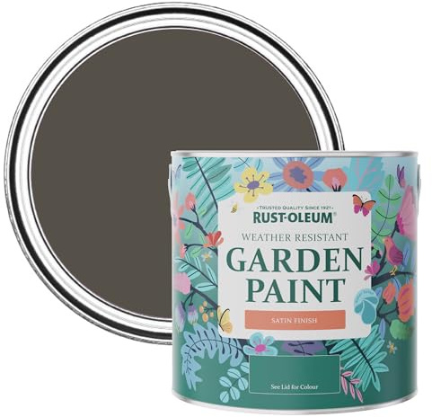 Rust-Oleum Brown Mould-Resistant Garden Paint in Satin Finish - Fallow 2.5L