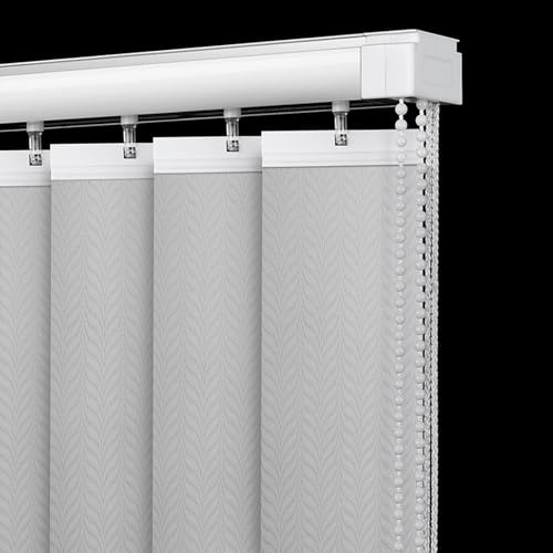 FENGSHOUU Store Lamelle Vertical,Kit Complet pour Store Lamelles 89mm,Rideaux Occultants 60%,Rideaux de séparation de pièces,pour Maison Bureau,Personnalisable,Largeur×Hauteur (130cm x 150cm)