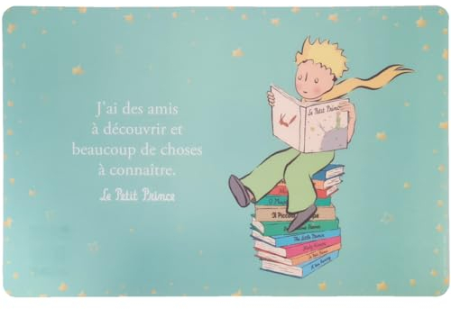 Tischset KIUB Der kleine Prinz auf einem Bücherstapel (43 x 28 cm)
