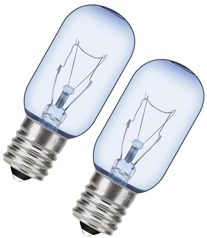 PANDEELS 297048600 241552802 Refrigerator Light Bulb, T8 40 Watt 120V Equivalent, LED Replacement for Frigidaire Kenmore Whirlpool - Bright & Energy Saving, 2 Pack | Upgraded