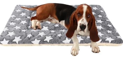 TMbsfatn Dog bed Dog mat Dog Pet mat Box mat Machine washable (gray, 100x70x3.5CM)