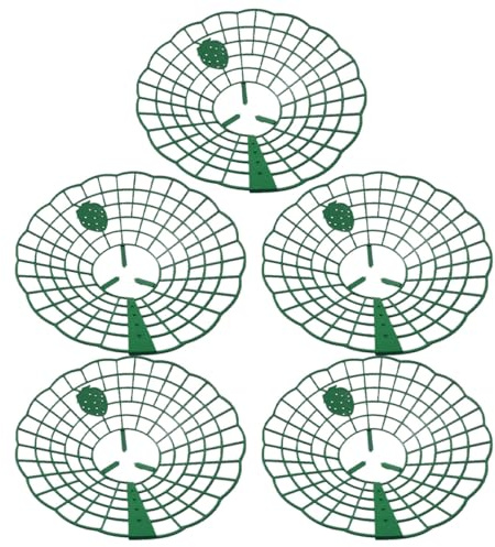 SEWACC Soporte de Jardinería para Fresas 5 Piezas Estructura de Escalada para Plantas Trepadoras Estante para Plantar Fresas Adecuado para Cultivo en Balcón y Jardín Exterior