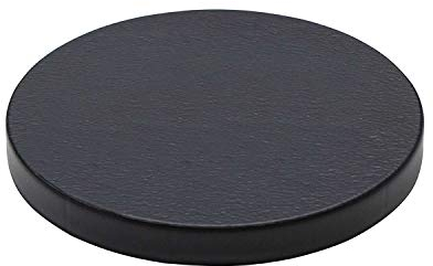 UniFramPro Round Rolling Plant Caddy with Hidden Universal Castors, Slimline Indoor/Outdoor Plant Dolly, Minimalistic Modern Design (11.4 Anthracite Gray)