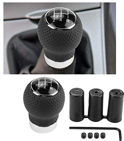 Akozon Schaltknauf 5 Gang Universal Schaltknäufe Austauschbarer Auto Schaltknüppel Auto-Schaltknauf Stick Head Shifter Hanldle Lever (5-Gang-Getriebe)
