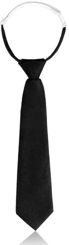 Ymapinc Cravate réglable noire pour femme, cravate étroite JK pour filles et garçons, uniforme JK, cosplay, remise de diplôme, mariage