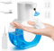 JOPHEK Dispensador Jabon Baño, 430ML IPX5 Dispensador Jabon Baño Automatico Espuma Dispensador Jabon Baño, USB Recargable Dispensador Jabon Cocina sin Contacto para Baño, Hotel