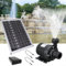 HpLive Solarpumpe 50W 12V Bürstenlos 350L/H Leise Tauchpumpe Gartenbrunnen Set mit Solarpanel für Teich Springbrunnen Wasserspiel
